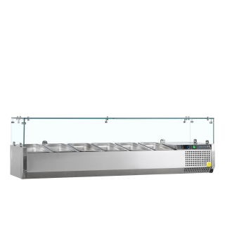 Vitrina refrigerada sobre encimera GN1/4 VK33-140