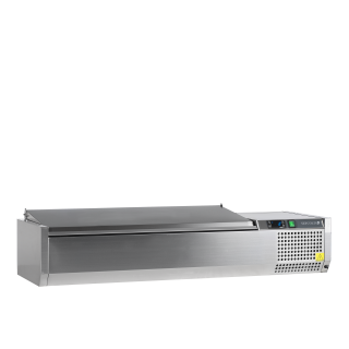 Vitrina refrigerada sobre encimera GN1/3 VK38-120 S/S LID