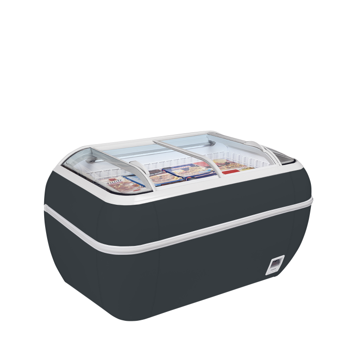 Isla de supermercado color antracita TWIN HEAD A-F