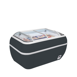 Isla de supermercado bitemperatura color  antracita TWIN HEAD A-CF