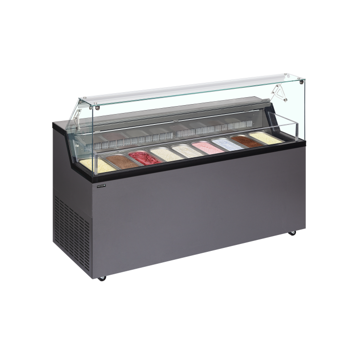 Vitrina expositora para helados con display MIRABELLA 9
