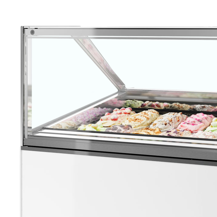 Vitrina expositora para helados con display ventilada MILLENNIUM ST24
