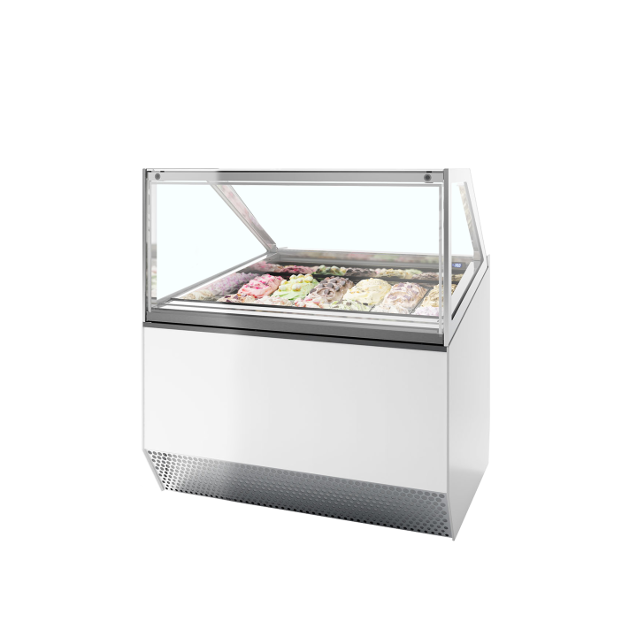 Vitrina expositora para helados con display ventilada MILLENNIUM ST12