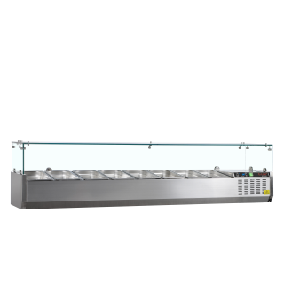 Vitrina refrigerada sobre encimera GN1/4 GVC33-180