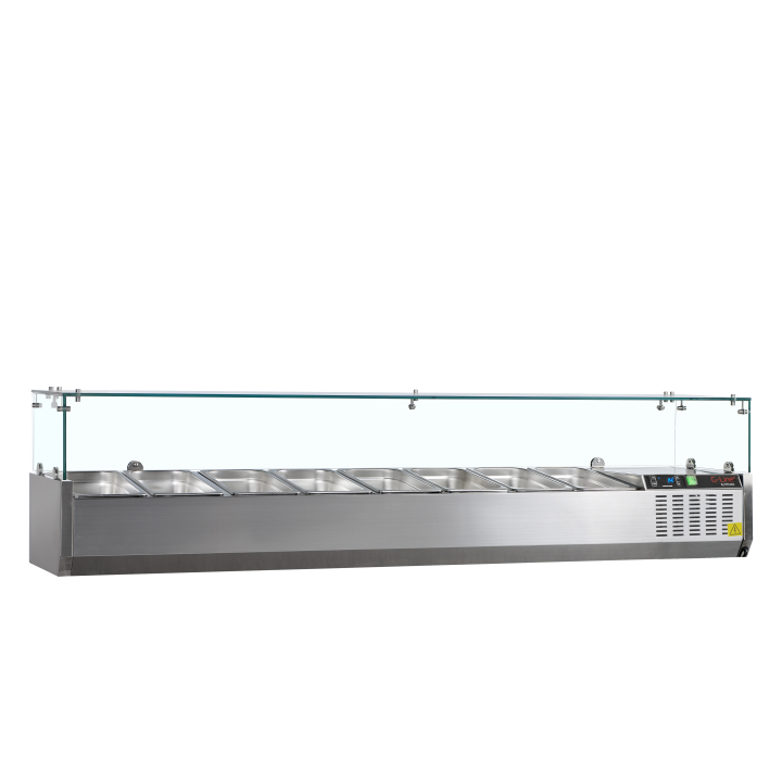 Vitrina refrigerada sobre encimera GN1/4 GVC33-180