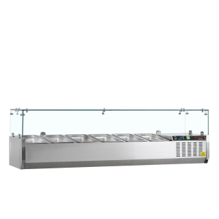 Vitrina refrigerada sobre encimera GN1/4 GVC33-150