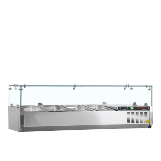 Vitrina refrigerada sobre encimera GN1/4 GVC33-120