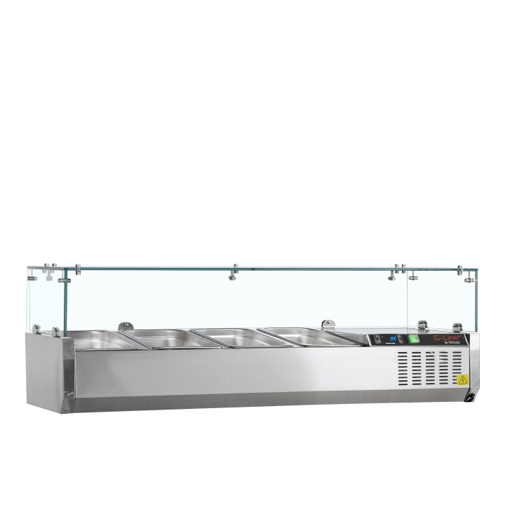 Vitrina refrigerada sobre encimera GN1/4 GVC33-120