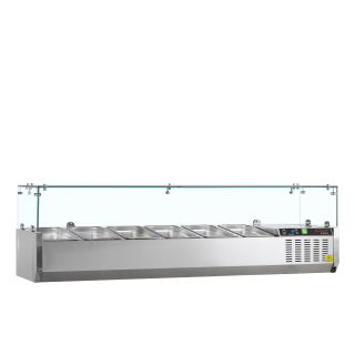 Vitrina refrigerada sobre encimera GN1/4 GVC33-140