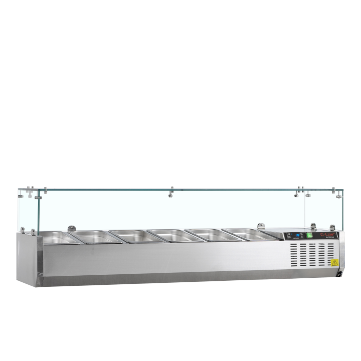 Vitrina refrigerada sobre encimera GN1/4 GVC33-140