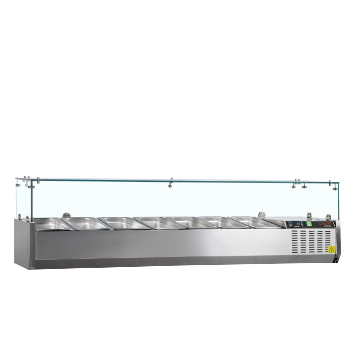 Vitrina refrigerada sobre encimera GN1/4 GVC33-160