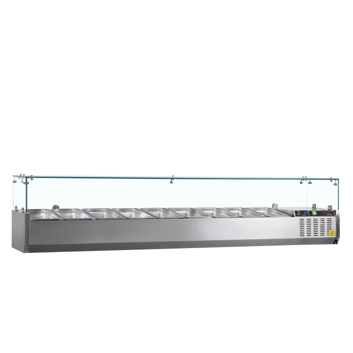 Vitrina refrigerada sobre encimera GN1/4 GVC33-200