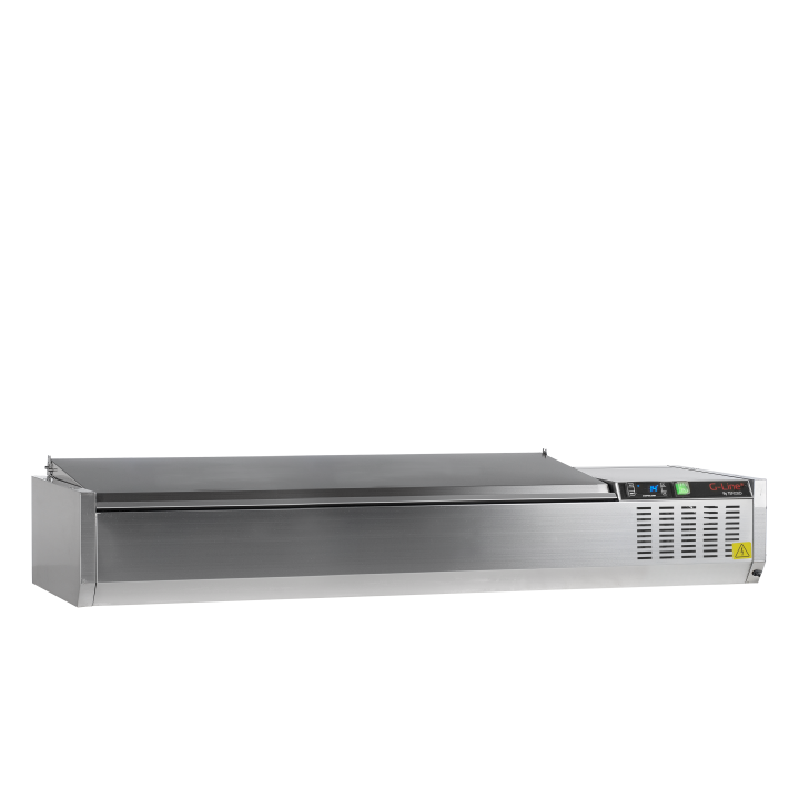 Vitrina refrigerada sobre encimera GN1/3 GVC38-150 S/S
