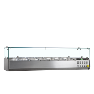 Vitrina refrigerada sobre encimera GN1/3 GVC38-160