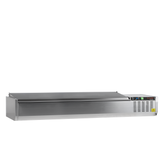 Vitrina refrigerada sobre encimera GN1/3 GVC38-180 S/S