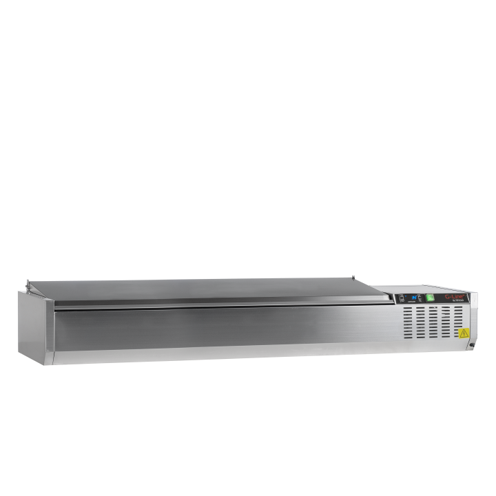 Vitrina refrigerada sobre encimera GN1/3 GVC38-180 S/S