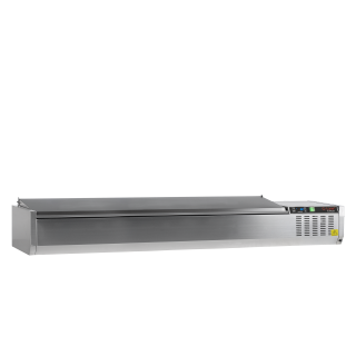 Vitrina refrigerada sobre encimera GN1/3 GVC38-200 S/S