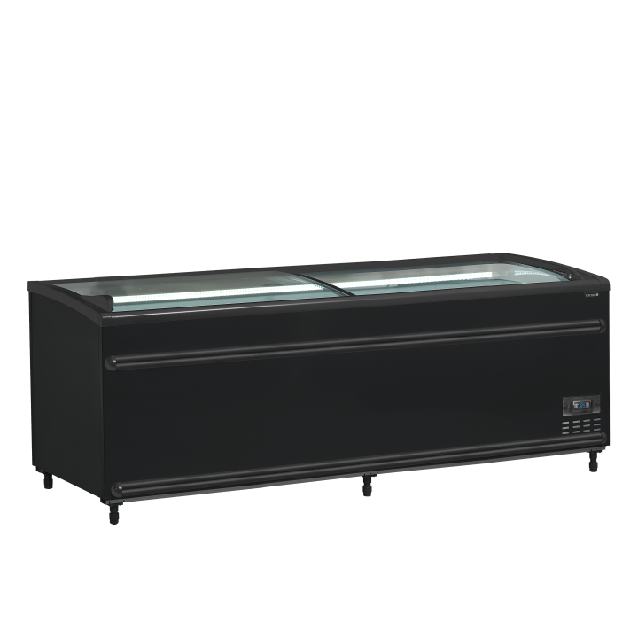 Isla de supermercado bitemperatura color  negro SFI210B-CF VS