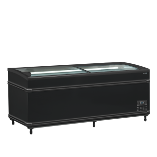 Isla de supermercado bitemperatura color  negro SFI185B HC-CF VS