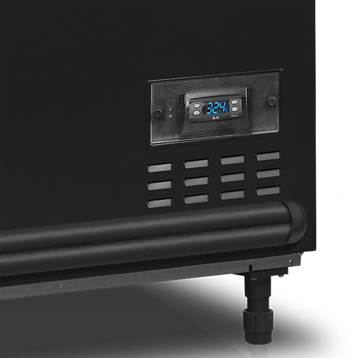 Isla de supermercado bitemperatura color  negro SFI185B HC-CF VS