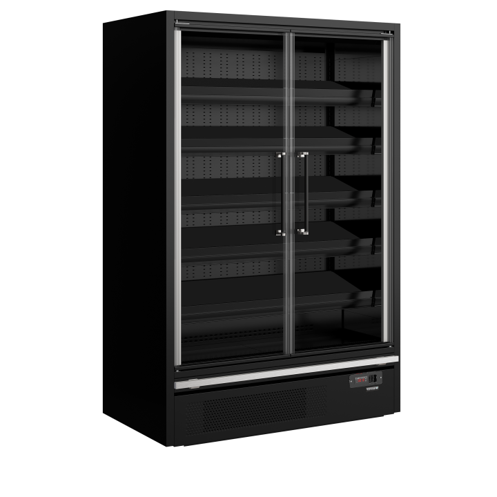 Refrigerador mural de supermercado Galaxy+ GP14FGD Black