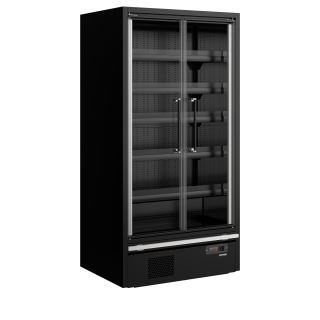 Refrigerador mural de supermercado Galaxy+ GP10FGD Black