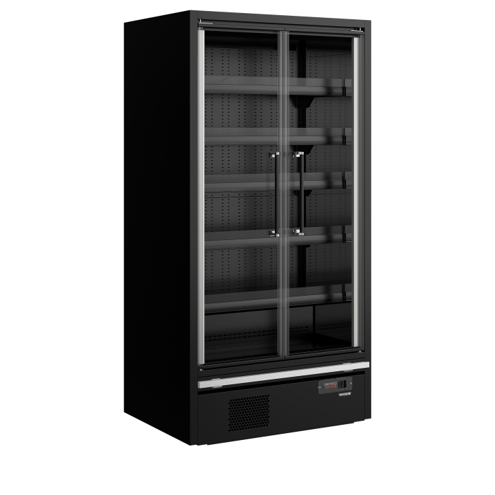 Refrigerador mural de supermercado Galaxy+ GP10FGD Black