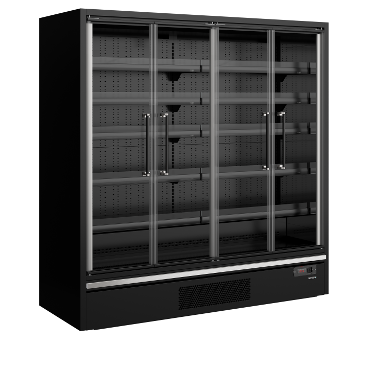 Refrigerador mural de supermercado Galaxy+ GP20FGD Black