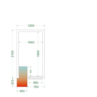 Cámara frigorífica CRPF1221