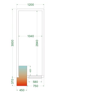 Cámara frigorífica CRPF1230
