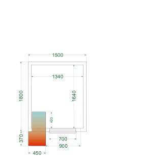 Cámara frigorífica CRPF1518