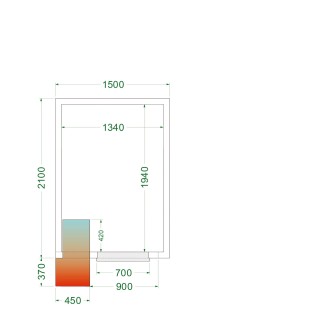 Cámara frigorífica CRPF1521