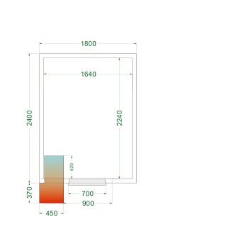 Cámara frigorífica CRPF1824