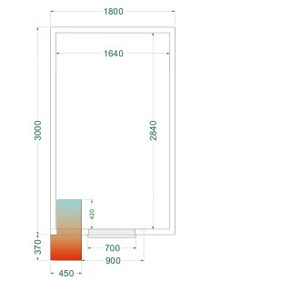 Cámara frigorífica CRPF1830