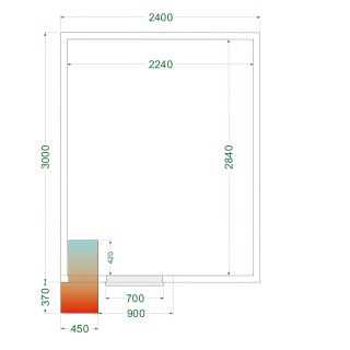 Cámara frigorífica CRPF2430