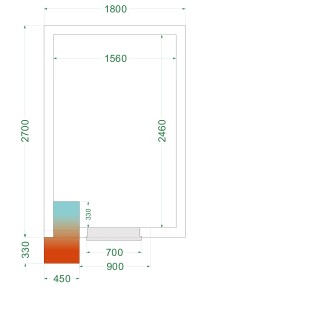 Cámara de congelación CRNF1827