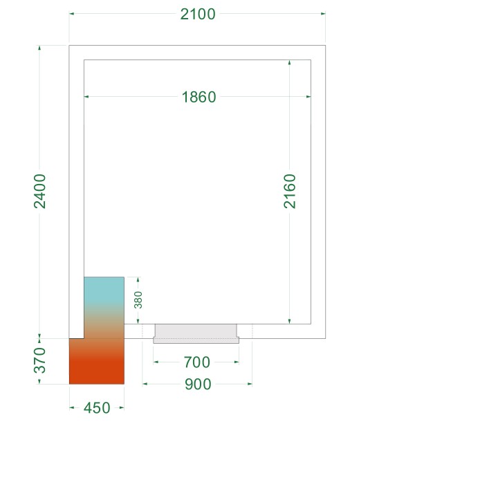 Cámara de congelación CRNF2124