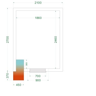 Cámara de congelación CRNF2127