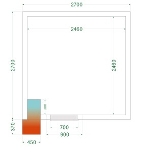 Cámara de congelación CRNF2727