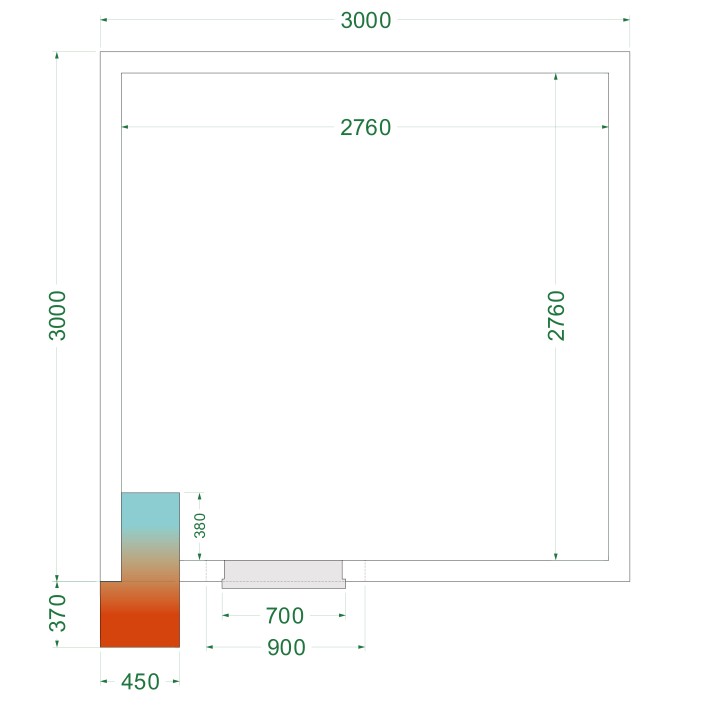 Cámara de congelación CRNF3030
