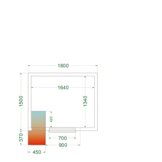 Cámara frigorífica CRPF1815