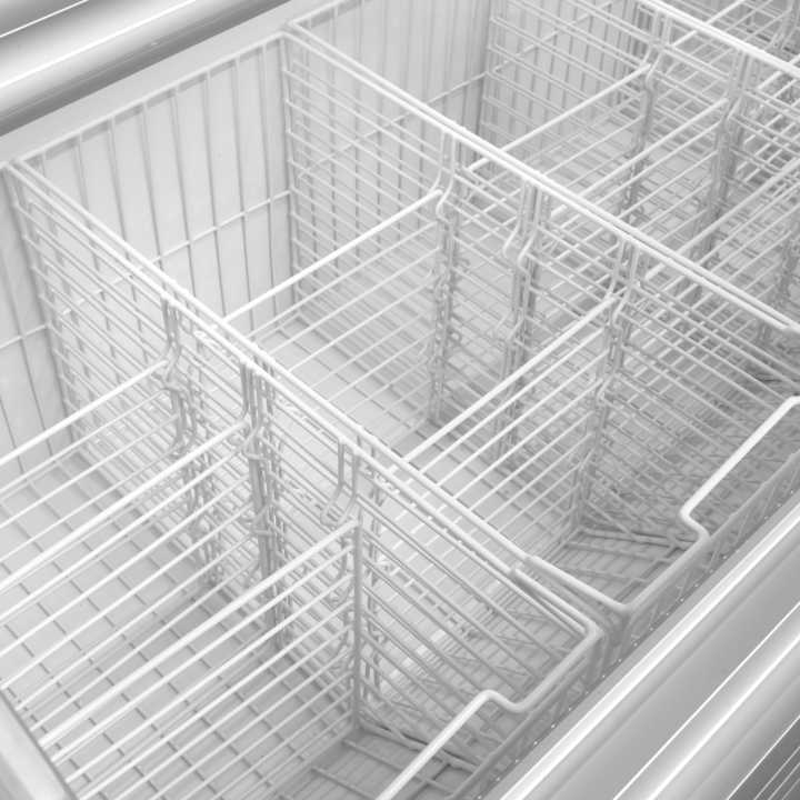 Congelador de exposición de dos niveles TD500