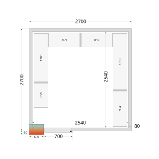 CRPF2727 Shelf Rack System Kit