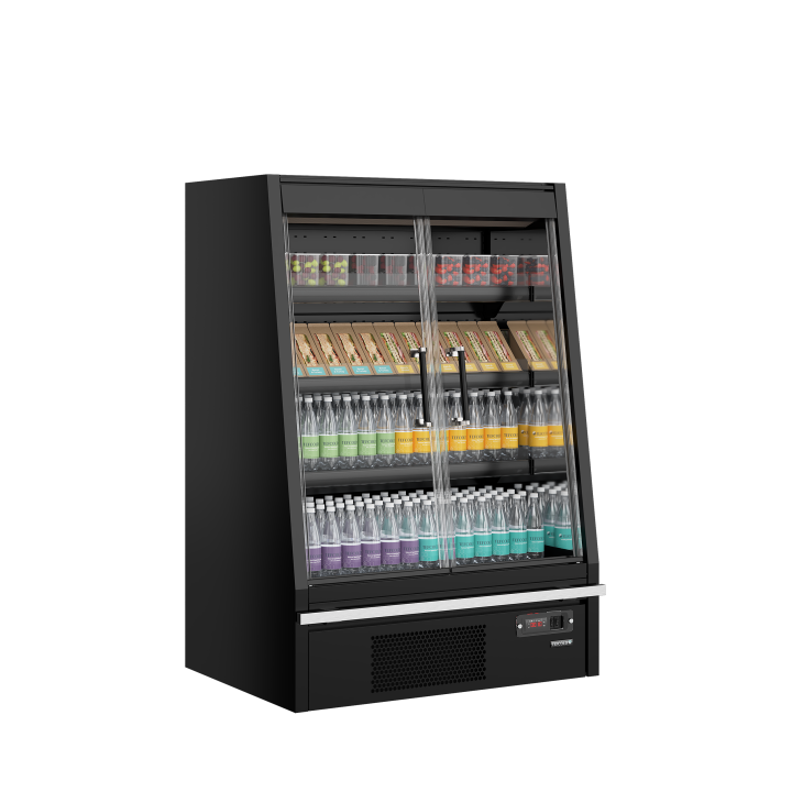 Refrigerador mural de supermercado Galaxy+ GPL10FGD Black