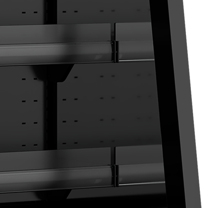 Refrigerador mural de supermercado Galaxy+ GPL14FGD Black