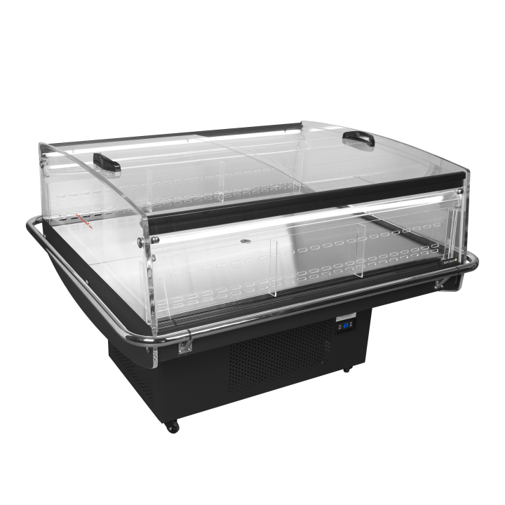 Refrigerador para la venta por impulso color negro PDC126 VS SL LED