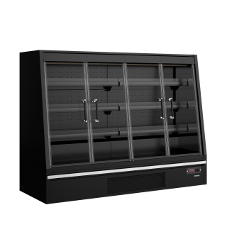 Refrigerador mural de supermercado Galaxy+ GPL20FGD Black