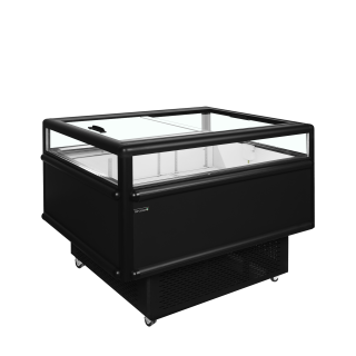 Refrigerador para la venta por impulso color negro UHD201 /Black