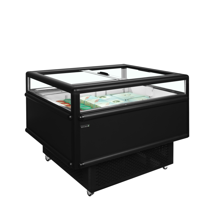 Refrigerador para la venta por impulso color negro UHD201 /Black