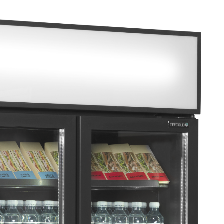 Expositor refrigerado color negro FSC891H Black